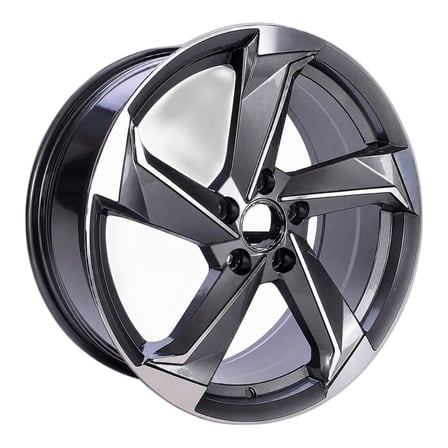 AKD-AKX-5185 17 İnç 5x112 Audi A4 A3 A6 Q5 Uyumlu ET45 66.45 BD  17 İnç Jant Takımı (4 Adet)