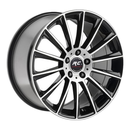AKD-DX1017-02 18 İnç 5x112 Mercedes E Uyumlu ET49 66.6 Black Finished  18 İnç Jant Takımı (4 Adet)