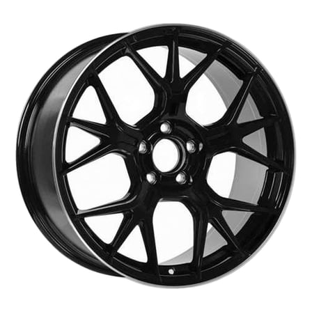 AKD-DX10461-01 19 İnç 5x112 BMW X5 Mercedes E Uyumlu ET38 66.6 Black Lip Diamond  (ÖN) 19 İnç Jant Takımı (4 Adet)