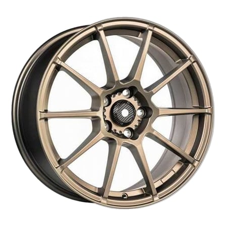AKD-DX11031-01 15 İnç 4x108 Peugeot 208 301 Citroen C-Elysée Uyumlu ET25 65.1 Matt Bronze  15 İnç Jant Takımı (4 Adet)