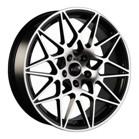 AKD-DX1153-01 19 İnç 5x112 BMW 5 Serisi Uyumlu ET30 66.6 Black Finished  (ÖN) 19 İnç Jant Takımı (4 Adet)