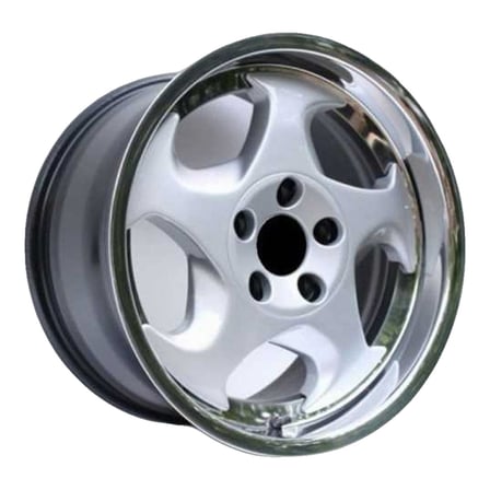 AKD-DX1175-02 17 İnç 5x120 BMW 5 Serisi Uyumlu ET20 72.6 Silver Lip Polished  (ARKA) 17 İnç Jant Takımı (4 Adet)
