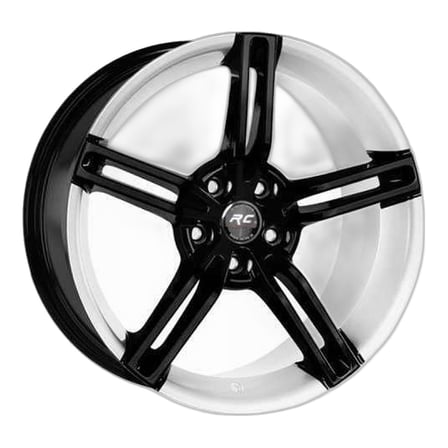 AKD-DX1186-07 17 İnç 5x120 BMW 3 5 1 X3 Uyumlu ET35 73.1 Black White  17 İnç Jant Takımı (4 Adet)