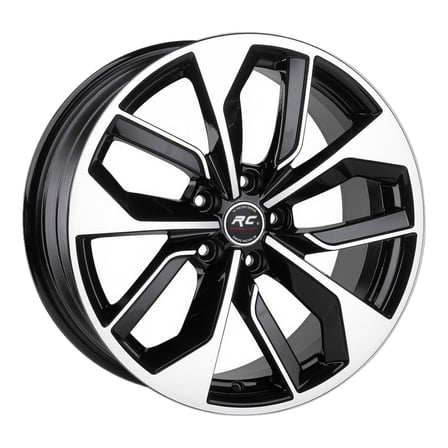 AKD-DX162-01 18 İnç 5x112 Passat Audi A4 A6 Q5 Uyumlu ET35 66.45 Black Finished  18 İnç Jant Takımı (4 Adet)