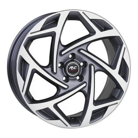 AKD-DX171-02 19 İnç 5x112 Passat Mercedes C Golf Tiguan Uyumlu ET45 73.1 Gun Metal Finished  19 İnç Jant Takımı (4 Adet)