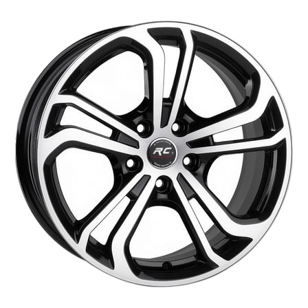 AKD-DX216-01 18 İnç 5x112 Passat Audi A3 A4 Superb Uyumlu ET40 57.1 Black Finished  18 İnç Jant Takımı (4 Adet)