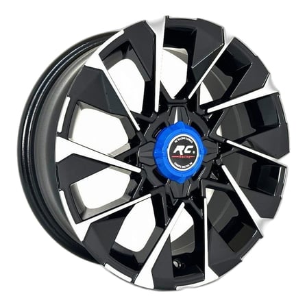AKD-DX419-01 17 İnç 4x100 Clio Symbol Megane Captur Uyumlu ET37 60.1 Black Finished  17 İnç Jant Takımı (4 Adet)