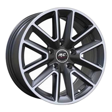 AKD-DX510-01 16 İnç 5x114.3 Megane Corolla Duster Qashqai Uyumlu ET35 66.1 Black Finished  16 İnç Jant Takımı (4 Adet)