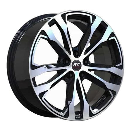 AKD-DX537-01 19 İnç 5x112 Passat Audi A4 A6 Tiguan Uyumlu ET43 66.45 Black Finished  19 İnç Jant Takımı (4 Adet)
