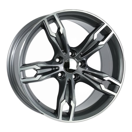 AKD-DXK5078-02 18 İnç 5x112 Mercedes E Passat Audi A4 Uyumlu ET40 66.6 Matt Grey  18 İnç Jant Takımı (4 Adet)