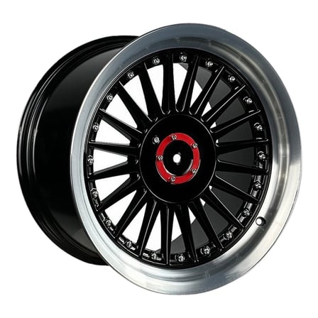 AKD-GX02S5004-09-2 17 İnç 5x100 ET20 67.1 Black Diamond Gloss  (ARKA) 17 İnç Jant Takımı (4 Adet)