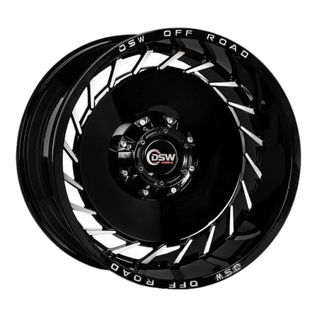 AKD-GX1163-01 20 İnç 6x139.7 ET45 110.1 Black Finished  20 İnç Jant Takımı (4 Adet)