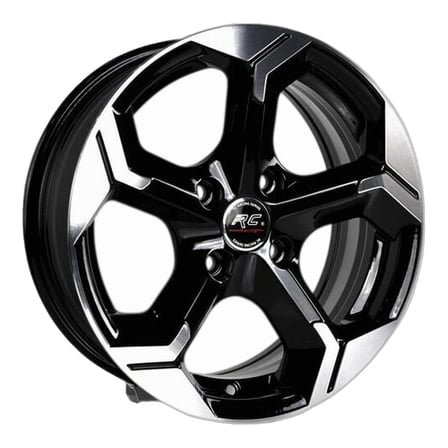 AKD-GX1165-02 17 İnç 4x100 Clio Megane Corsa Captur Uyumlu ET35 67.1 Black Finished  17 İnç Jant Takımı (4 Adet)