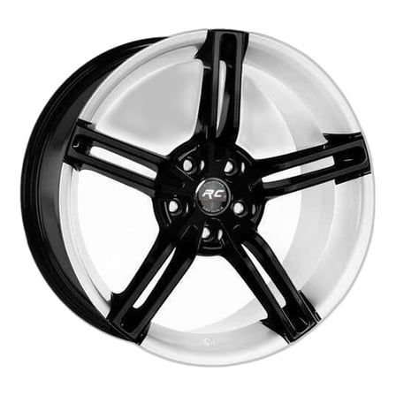 AKD-GX1186-03-1 21 İnç 5x130 ET60 71.6 Black White  (ÖN) 21 İnç Jant Takımı (4 Adet)