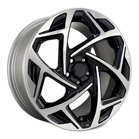 AKD-GX175-01 17 İnç 4x100 Clio Megane Corsa Captur Uyumlu ET35 67.1 Black Finished  17 İnç Jant Takımı (4 Adet)