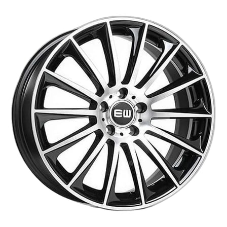 AKD-GX208-02-2 18 İnç 5x112 Mercedes E Uyumlu ET50 66.6 Black Lip Polished  18 İnç Jant Takımı (4 Adet)