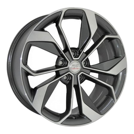 AKD-GX323-01 18 İnç 5x114.3 Megane Duster Fluence Qashqai Uyumlu ET45 66.1 Gun Metal Finished  18 İnç Jant Takımı (4 Adet)