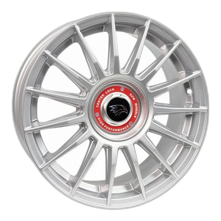 AKD-GX362-03 17 İnç 4x100 Clio Megane Corsa Captur Uyumlu ET35 67.1 Silver Olympus  17 İnç Jant Takımı (4 Adet)