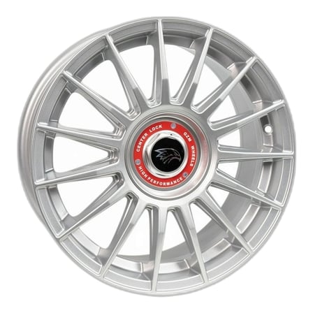 AKD-GX365-04 18 İnç 4x100 Captur Uyumlu ET42 67.1 Silver Olympus  18 İnç Jant Takımı (4 Adet)