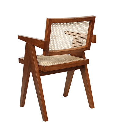 Luna Kollu Hasırlı Sandalye