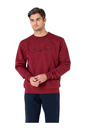 Erkek Uzun Kollu Bisiklet Yaka Üç Iplik Eşofman Takımı-6115