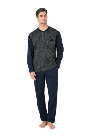 Erkek Jakarlı Pijama Takım -6111