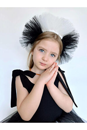 Jolie Taçlı Kız Çocuk Parti Elbisesi