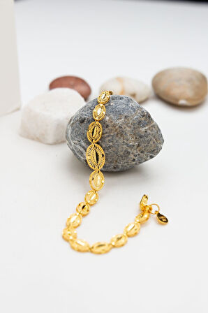 14 Ayar Kadın Altın Bileklik 22 Ayar Renk B231907