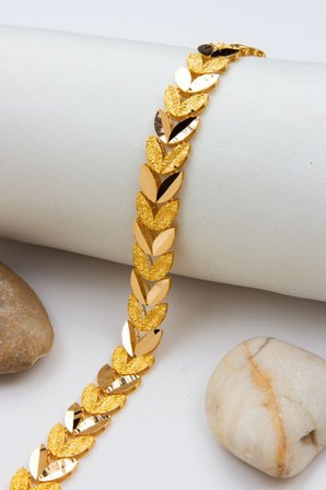 22 Ayar 12 Gram Başak Altın Bileklik LKBLK1250