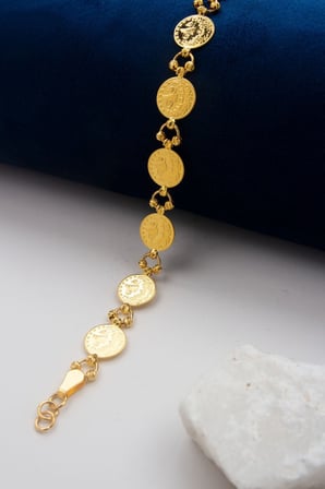 22 Ayar 1cm En Reşatlı 9 Gram Altın Kadın Bileklik