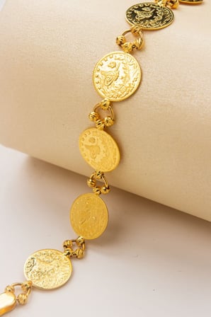 22 Ayar 1,2cm Reşatlı 9,8 Gram Altın Kadın Bileklik