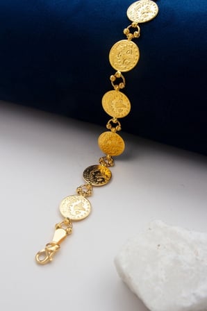 22 Ayar 1,2cm Reşatlı 9,8 Gram Altın Kadın Bileklik