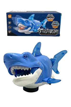 Pilli Sesli Işıklı Figür Köpek Balığı