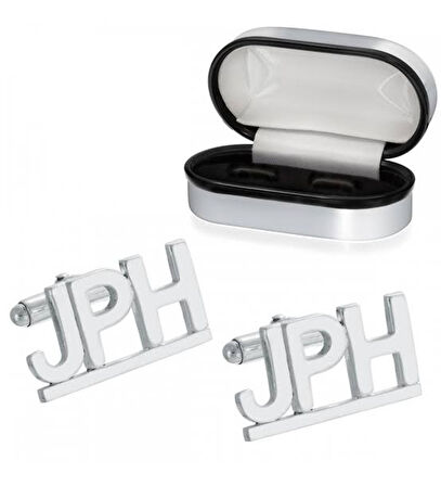 ŞIK KOL DÜĞMESİ GÜMÜŞ JPH MODEL