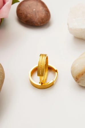22 Ayar Altın 4 Gram Gizli Klips Kadın Küpe LKKP1340