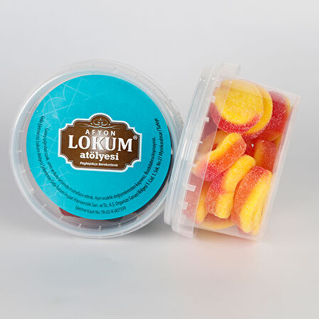 Şeftali Aromalı Yumuşak Şeker (Halka Şekilli) 120 G