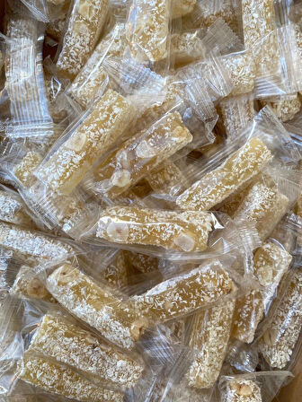 Hindistan Cevizi Kaplı Fındıklı Lokum 4 kg – Tek Tek Paketli, Kahve Yanı İkramlık