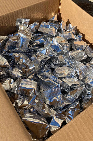 Gerçek Sütlü Çikolata Kaplı Fındıklı Lokum 1 Kg (~90-95 Adet) – Tek Tek Paketli, Premium İkramlık & Kahve Yanı