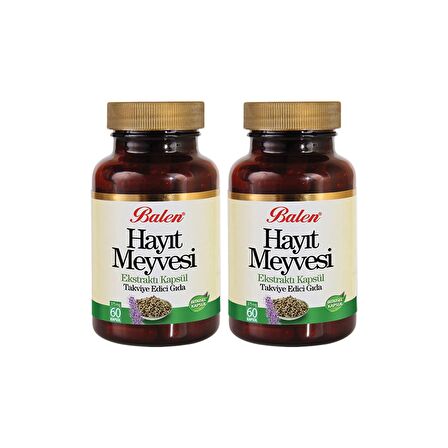 Balen Hayıt Meyvesi Ekstratı 60 Kapsül 2li Set
