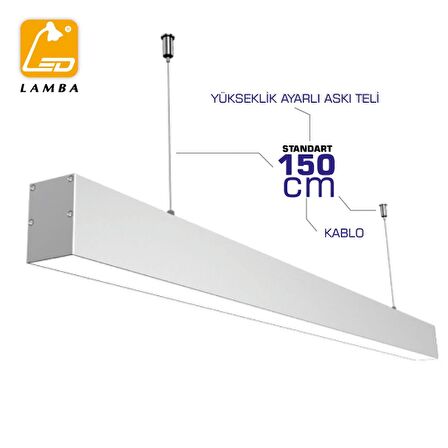 Lambaled Lineer ECO Led Sarkıt 40cm 10W 3000K Gün Işığı