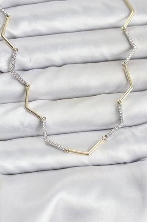 VIP Seri Zikzak Model Kadın Kolye 5886