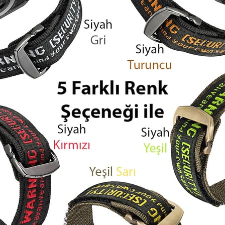 Dux Ducis Apple Uyumlu Watch 42/44/45MM için Kayış Kordon Lylon Loop-(5775)
