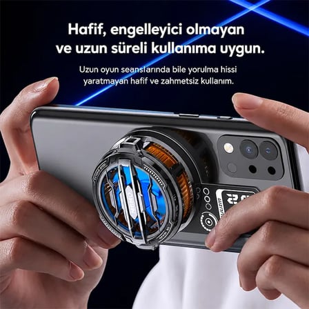 VC01 Manyetik Metal Halka - Telefon Soğutucu Manyetik Tüm modeller-(5775)