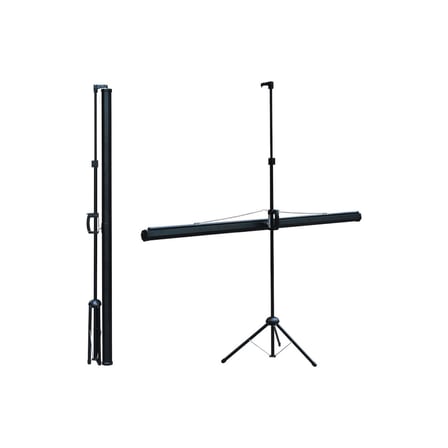 Codegen TX-20 TRIPOD PROJEKSİYON PERDESİ 200X200 (Arkası Siyah Fonlu - Taşınabi