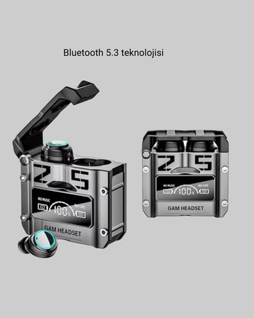 Bluetooth 5.3 Kablosuz Kulaklık – Ultra HD Ses Kalitesi Gürültü Engelleme