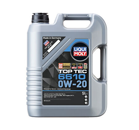 Liqui Moly Top Tec 6610 0W20 Motor Yağı 5 Litre (21662)