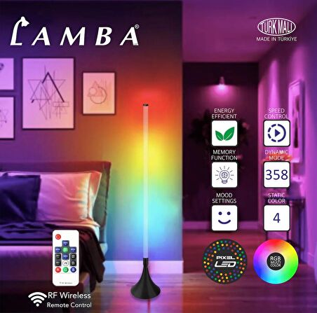 Lambaled Clarion Dimmer Kumandalı Pixel RGB Lambader