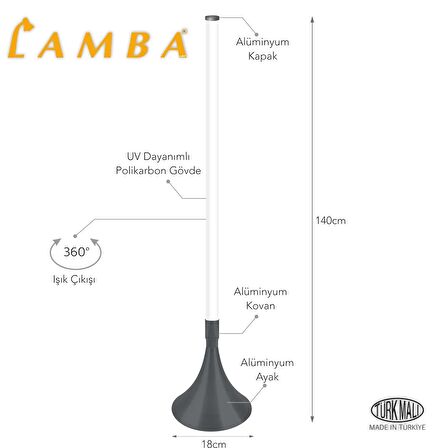 Lambaled Clarion Dimmer Kumandalı RGB Lambader