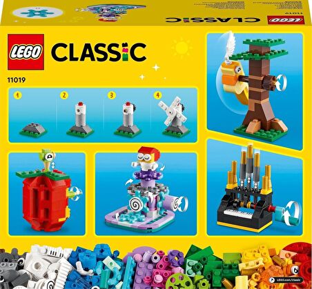 LEGO Classic Yapım Parçaları ve Fonksiyonlar 11019 - 5 Yaş ve Üzeri Çocuklar Için 7 Inşa Edilebilen 