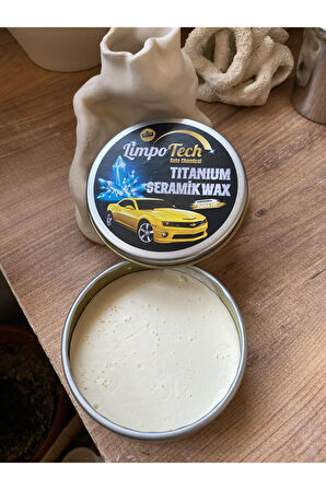 LİMPOTECH TITANIUM SERAMİK WAX 150ML Krem Cila Boya Koruma SÜNGER